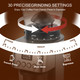 Rounexes Conical Burr Coffee Grinder ElectricStainless Steel Coffee Grinder For Home Adjustable 12 Cup Silver