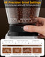 Iagreea Conical Burr Coffee Grinder 48 Grind Settings 450Rpm LowSpeed AntiStatic Precision Stainless Steel