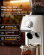 Iagreea Conical Burr Coffee Grinder 48 Grind Settings 450Rpm LowSpeed AntiStatic Precision Stainless Steel