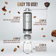 Vivaant Coffee Grinder Manual Capacity 32G Stainless Steel