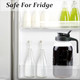 Gmsweet Cold Brew Coffee Maker Mason Jar Iced Coffee Maker Half Gallon 64 Oz 2 Set