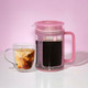 Paris Hilton Cold Brew Coffee Maker Durable Borosilicate Glass Carafe With Stainless Steel 1.6 Quart Stainless Steel
