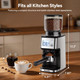 Novalife Conical Burr Coffee Grinder 51 Precise Grind Settings Automatic Coffee Grinder 12 Cups