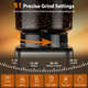 Novalife Conical Burr Coffee Grinder 51 Precise Grind Settings Automatic Coffee Grinder 12 Cups