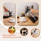 Scidea Cold Brew Coffee Maker Mason Jar Pitcher With Durabel Glass and 64Oz 2 Packs