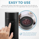 Aroma Housewares Mini Coffee Grinder And Electric Herb Grinder With 304 Stainless 40 G Stainless Steel