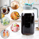 Gmsweet Cold Brew Coffee Maker Wide Mouth Mason Jar Iced Coffee Maker 64 Oz 2 Set