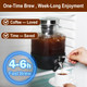 Dailybrew Cold Brew Coffee Maker Iced Coffee Maker With Stainless Steel Filter 1 Gallon Stainless Steel