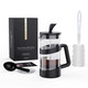 Rainbean Mini French Press Coffee Maker Camping Coffee Press Pot Small French 12 Oz Black