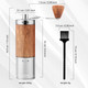 Iwpsttrk Manual Coffee Grinder Stainless Steel