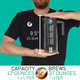 Coffee Gator Cold Brew Coffee Maker 47 Oz Black