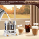 Teenkon French Press Insulated 304 Stainless Steel Coffee Maker Robot R2D2 Hand 32 Oz Stainless Steel