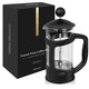 Rainbean Mini French Press Coffee Maker Maximum Flavor Brewer With Stainless Steel 1 Cup Stainless Steel