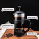 Rainbean Mini French Press Coffee Maker Maximum Flavor Brewer With Stainless Steel 1 Cup Stainless Steel