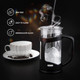 Rainbean Mini French Press Coffee Maker Maximum Flavor Brewer With Stainless Steel 1 Cup Stainless Steel