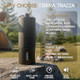 Tierra Trazza Manual Coffee Grinder Conical Burr Coffee Grinder With Stainless Steel Burrs Stainless Steel