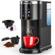 Cowsar Commercial Single Serve Coffee Maker K Cup Coffee Brewer For Capsule 40 Oz Black
