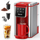 Horavie Single Serve Coffee Maker For KCup Pod And Grounds Hot and 14Oz Stainless Steel