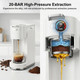 Uiifuidy SingleServe Coffee Maker 4 In 1 Hot And Iced Coffee Machine