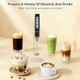 Yuswko Handheld Rechargeable Milk Frother Spring Whisk Rods Frothing Accessory 2 Pcs