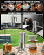 Lryybti Moka Pot Stainless Steel / Stovetop Espresso Maker Cuban And Italian 6Cup Stainless Steel