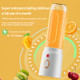 Zoeydam Portable Wireless Blender Electric Fruit Juicer Machine For Orange Ice Crushing 10 Blade Auxiliary Food Machine 1500mA Mixer - White
