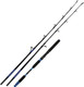 Fiblink Saltwater Fishing Rod Carbon Fiber Jigging Rod with 2 Piece Twin-Tip Spinning & Casting Portable Travel Fishing Jig Rod (30-50lb/50-80lb/80-120lb)