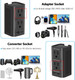 220V To 110V Voltage Converter Us To Europe Travel Plug Adapter International Universal Travel Adapter With 1 Usb A And 1 Usb C, Power Converter Adapter Combo 220V To 110V Voltage Converter Us To Europe Travel Plug Adapter International Universal Travel Adapter With 1 Usb A And 1 Usb C, Power Converter Adapter Combo