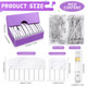 Tatiwoo 130 Pcs Knit Blockers Kits Blocking Knit Combs Pins Set For Knitting Knitting Tools Knitter Crochet With Flexible Tape Measure Ruler Silver TPins For Sewing Lace Or Needlework Projects Device
