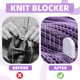 Tatiwoo 130 Pcs Knit Blockers Kits Blocking Knit Combs Pins Set For Knitting Knitting Tools Knitter Crochet With Flexible Tape Measure Ruler Silver TPins For Sewing Lace Or Needlework Projects Device
