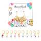 Doreenbeads Stitch Markers For Crocheting And Knitting Alloy Enamel Crochet Gifts For Knitting Weaving Sewing Accessories Quilting Jewelry Making