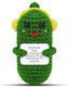 Hoedia Handmade Emotional Pickle Emotional Cucumber Crochet Doll Inspirational Gifts With Cards Cute Knitted Funny Support Pickle Potato Friend Birthday Blossom Cactus