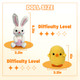 Wokdsbl Crochet Kit For Beginners With Upgraded Premium Custom Yarn And StepByStep Video Tutorials Ideal Diy Craft Crochet Animal Kits For Easter Egg Fillers Bunny and Chick