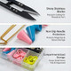 Gkinikg Knitting Tools Set With Storage Case Knitting and Crochet Accessories For Sewing Repair And Diy Craft Projects Includes Scissors Stitch Markers Needles and Ruler