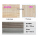 Ieusew 98 X77 Inches Crochet Blocking Board With Pegs Wooden Blocking Boards For Granny Square Projects 20 Pcs Stainless Steel Rods