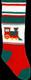Doolallies Christmas Stockings Kits For Knitting Train