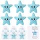 Roundfunny 6 Sets Positive Starfish Funny Animals Gifts Positive Handmade Funny Crochet Back To School Thank You Appreciation Gifts For Coworker Employee Team Party Favor