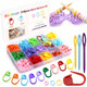 Xenhrun Crochet Stitch Markers Kit 310Pcs Large Locking Crochet Counter Clips and Marker Rings For Crocheting Knitting With Compartment Storage Box Reusable For 1000+ 0 Snagging 1S Open and Close