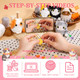 Magimuse Crochet Kit For Beginners Beginner Crochet Kit With StepByStep Video Tutorials Diy Crochet Animal Kits Amigurumi Craft Knitting Supplies 5 Pack Cats 40%+ Yarn