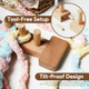Exablo 41 Beechwood Chunky Blanket Loom Adjustable 3Section Wooden Knitting Loom For Chunky Yarn BeginnerFriendly Diy Craft Kit For Adults No Needles Required