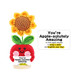 Jelutar Mini Funny Sunflowers 3 Inch Knitted Doll With Optimistic Card For Cheer Up Gifts And Party Decorations Cute Sunflower Plant Crochet Doll For Birthday Gifts Sunflower Plant