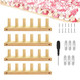 Homeqttomt 52 Adjustable Wooden Chunky Knitting Loom NoNeedle Loom For Chunky Yarn Blankets Scarves and Home Decor Includes Assembly Tools For Quick Setup