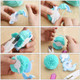 Shijunhe Pom Pom Maker Pom Pom Knitting Loom Kit Fluff Ball Weaver Needle Craft Diy Knitting Crochet Craft Tool Kit 4 Sizes Pompom Maker Tool Set +1Ps Scissors