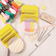 Yushen Colorful Mini Loom Darning Kit With Threads Knit Patch Kits Sock Darning Mushroom Egg Complete Mending Tools For Beginners Weaving Loom For Jeans Socks Repair Yellow Kit