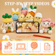 Magimuse Crochet Kit For Beginners Crochet Starter Kits For Adults Amigurumi Craft Knitting Crochet Animals Kits W StepByStep Video Tutorials Easter Bunny/Chick/Eggs40%+ Yarn