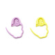 Clover Quick Locking Stitch Markers Large 12/Pkg