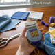 Zhlkhiop Knit Patch Kit Darning Loom With 9 Needle Bottles And 3 Elastic Bands Pine Wood Weaving Tool Set For Fabric Repair Complete Knit Patch Loom Kit For Home Mending