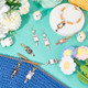 Nbeads 28 Pcs Cat Stitch Markers Enamel Crochet Stitch Marker Charms Removable Lobster Claw Clasps Locking Stitch Marker For Knitting Weaving Sewing Jewelry Making