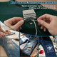 Uniqus Knit Patch KitPatchmaker 20 Kit Portable Patch Darning Loom Kit Patchwork Weaving Tool Set For Quickly Sewing Repair Loom Knitting Kit For Beginners 14 Hooks