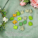Nqeuepn 16Pcs Knitting Needle Stoppers Cute Cactus and Monstera Leaf Style Stitch Needle End Caps Silicone Needle Tip Hugger Knitting Point Protectors Accessories For Sewing Quilting Crocheting Craft